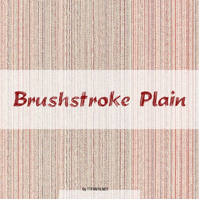 Brushstroke Plain example